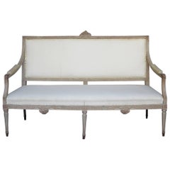Gustavian Style Settee 6