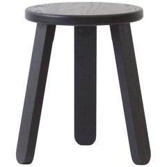 Solid Wood Three-Legged Stool 6