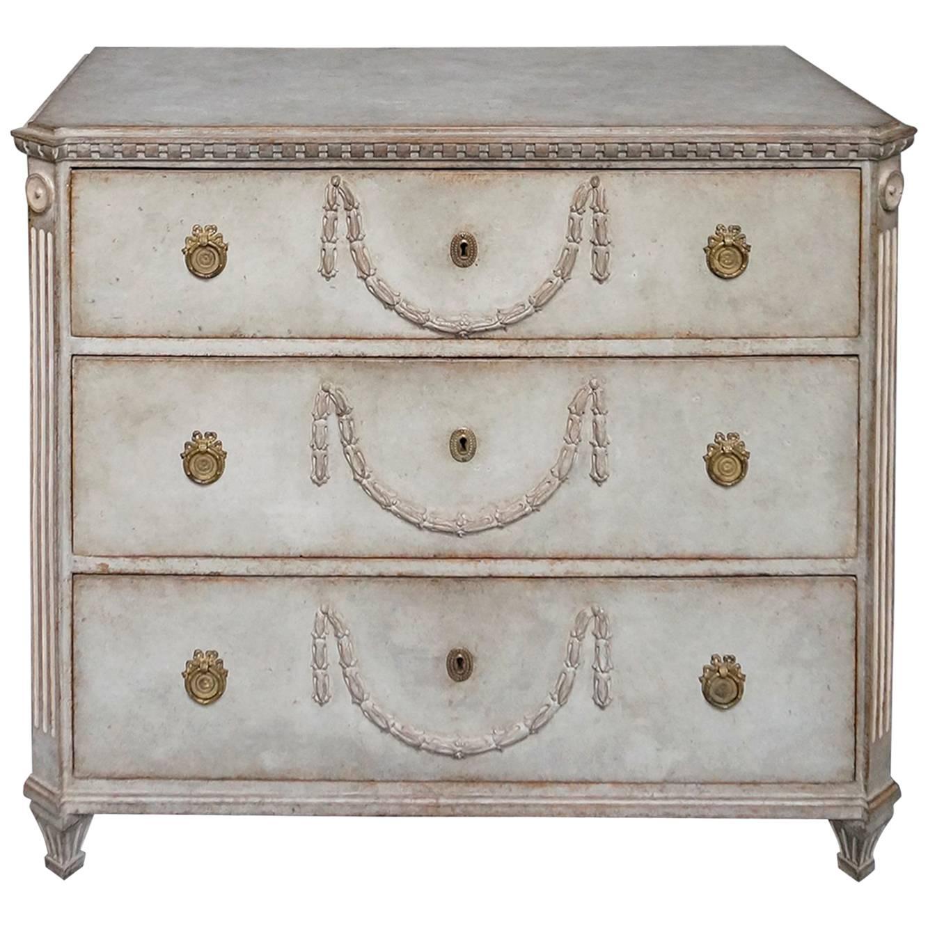 Neoclassical Chest of Drawers with Beautiful Detail