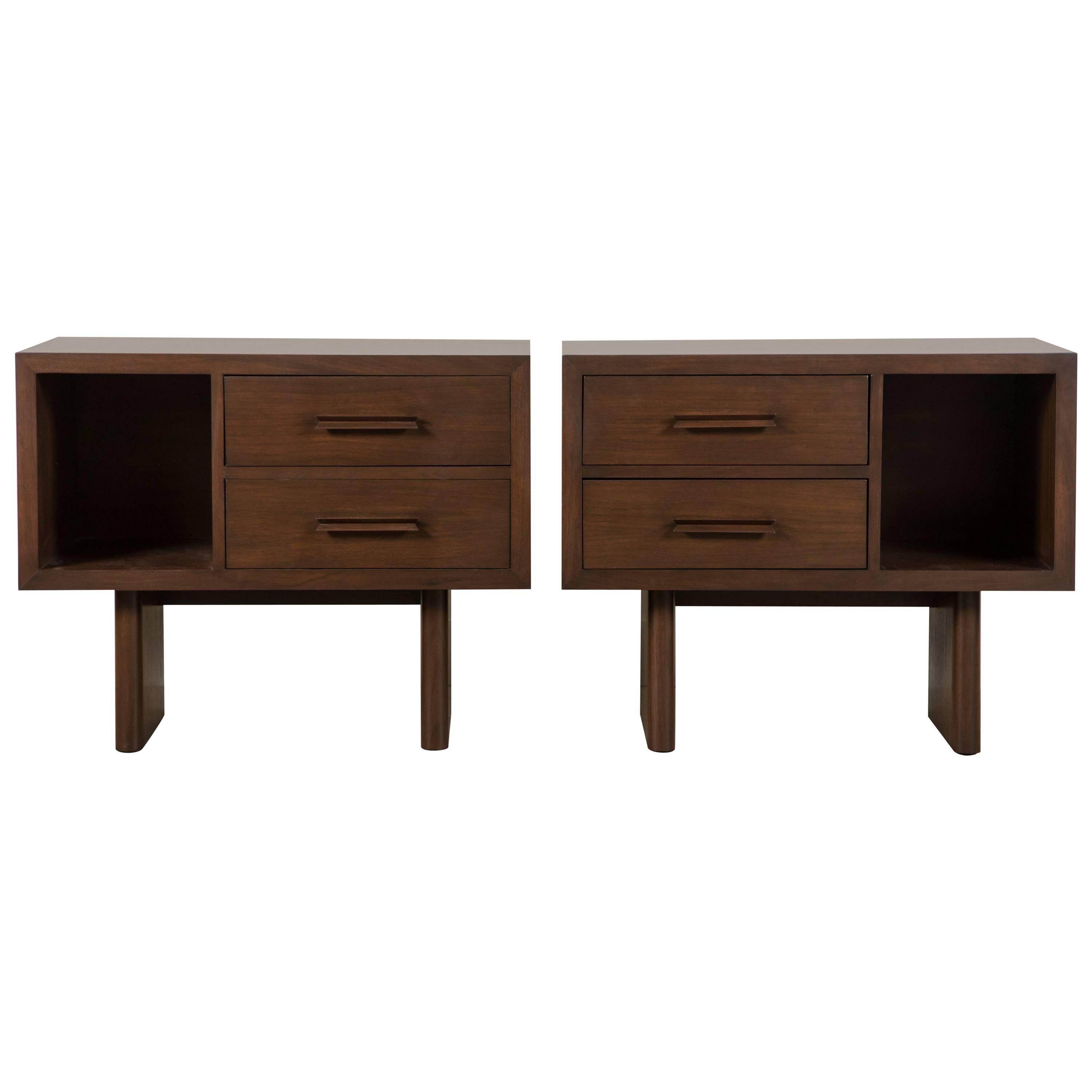 Pair of Inverness Nightstands by Lawson-Fenning