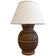Brent Bennett California Stoneware Table Lamp, California, 1970s 7