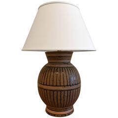 Brent Bennett California Stoneware Table Lamp, California, 1970s