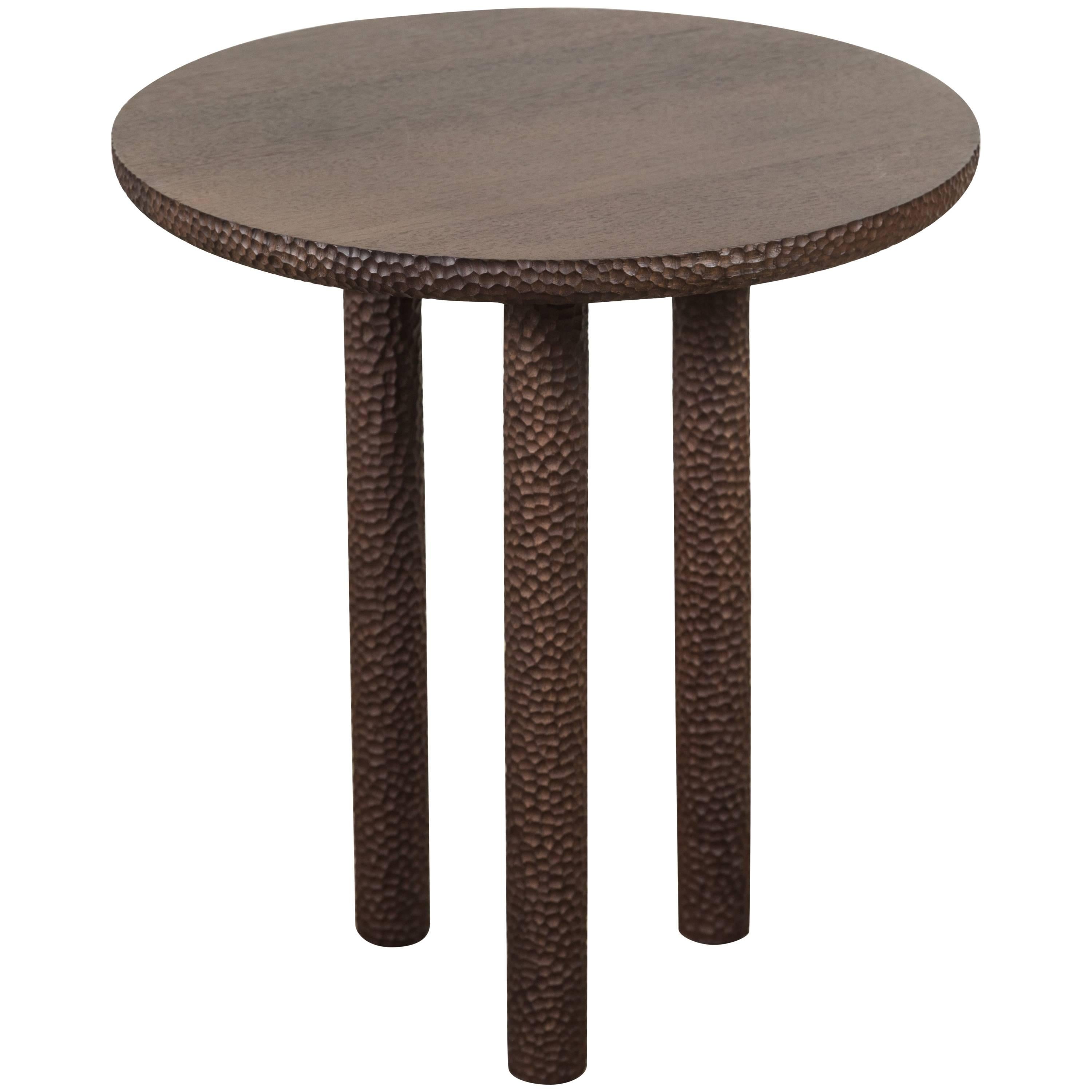 Walnut Rosae Pedestal by Collection Particuliere