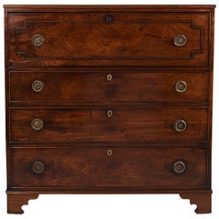 Georgian Mahogany Secretary Chest England, circa 1800 7