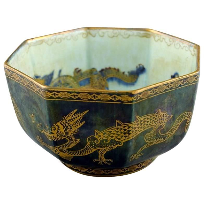 Wedgwood Fairyland Luster Bowl in Dragon Pattern