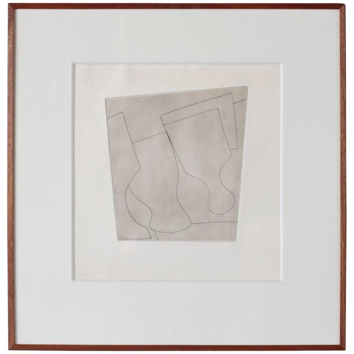 Two and Half Goblets by Ben Nicholson