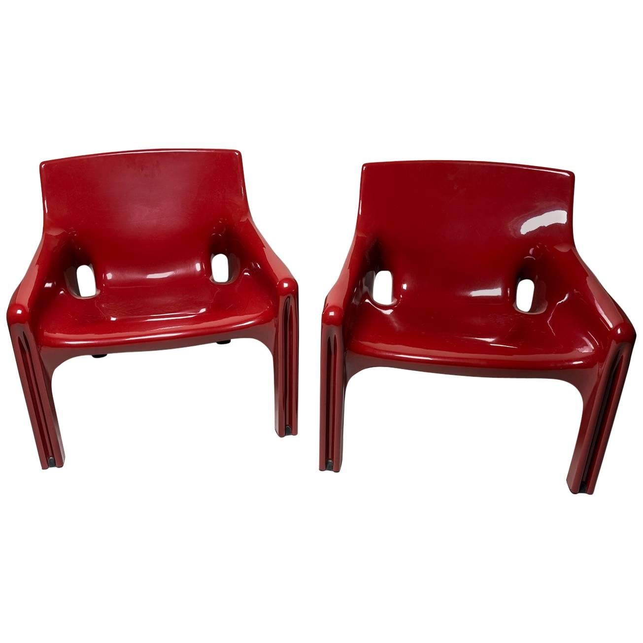 Vicario Armchairs by Vico Magistretti for Artemide For Sale