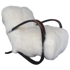 Halabala Easy Chair in Exclusive Tibetan Lamb Wool 3