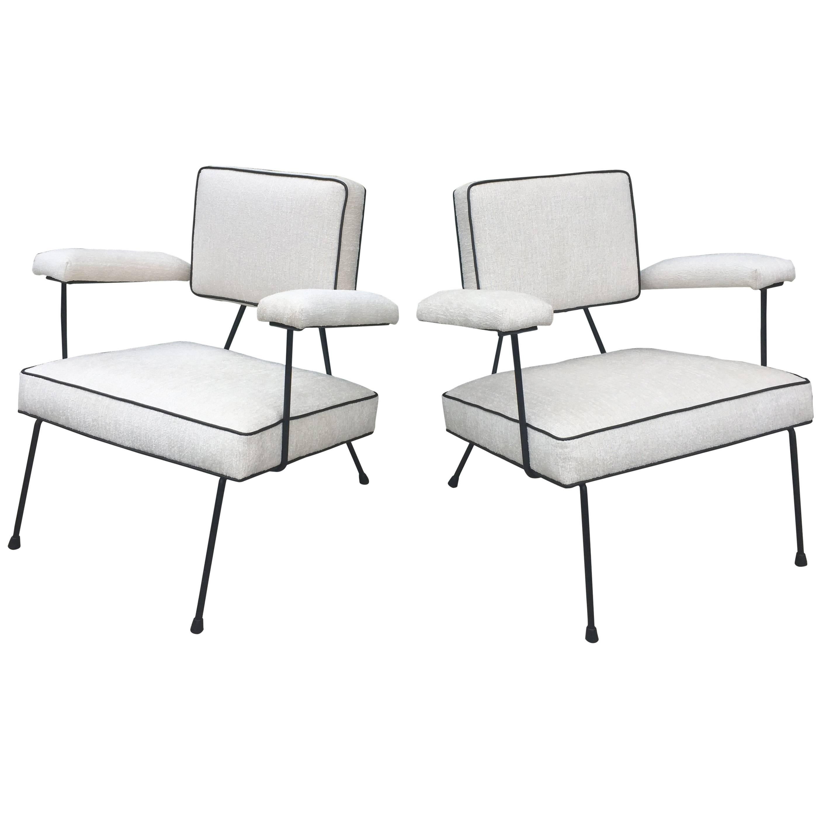 Adrian Pearsall Mid-Century Armchairs, Pair