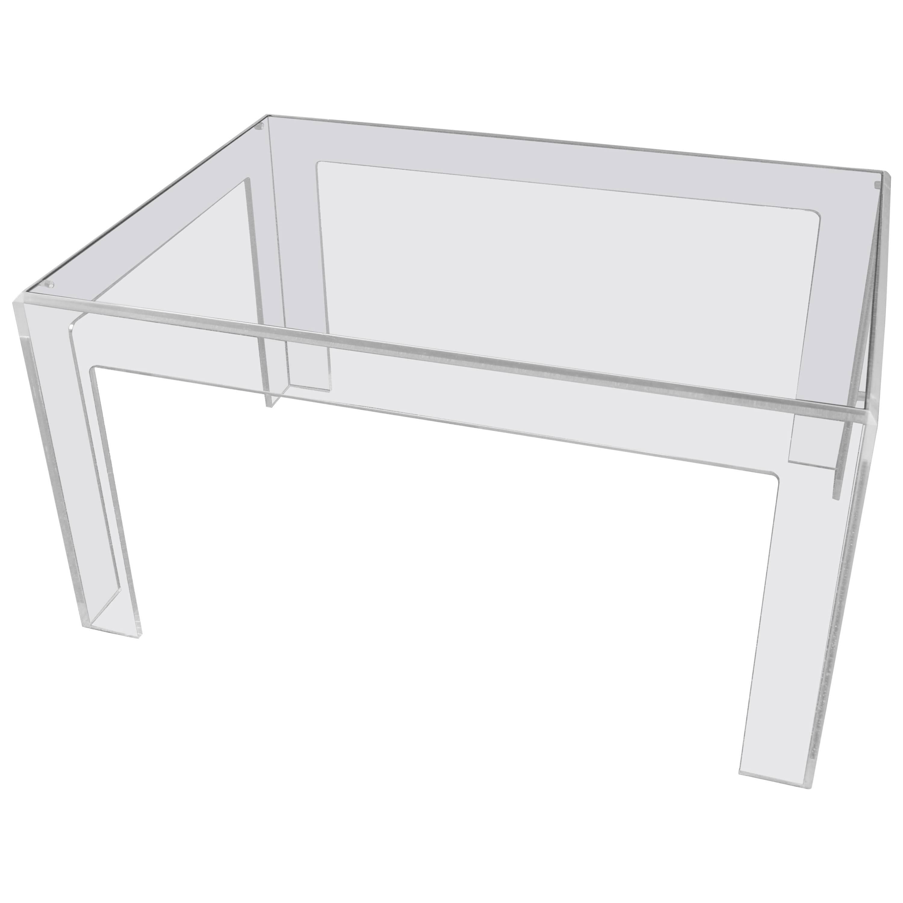 Lucite Coffee Table by Jeffrey Bigelow