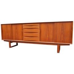 Danish Modern Teak Sideboard by Skovby Møbelfabrik 1