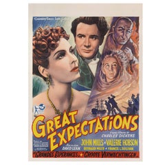 Original belgisches Filmplakat „Great Expectations“