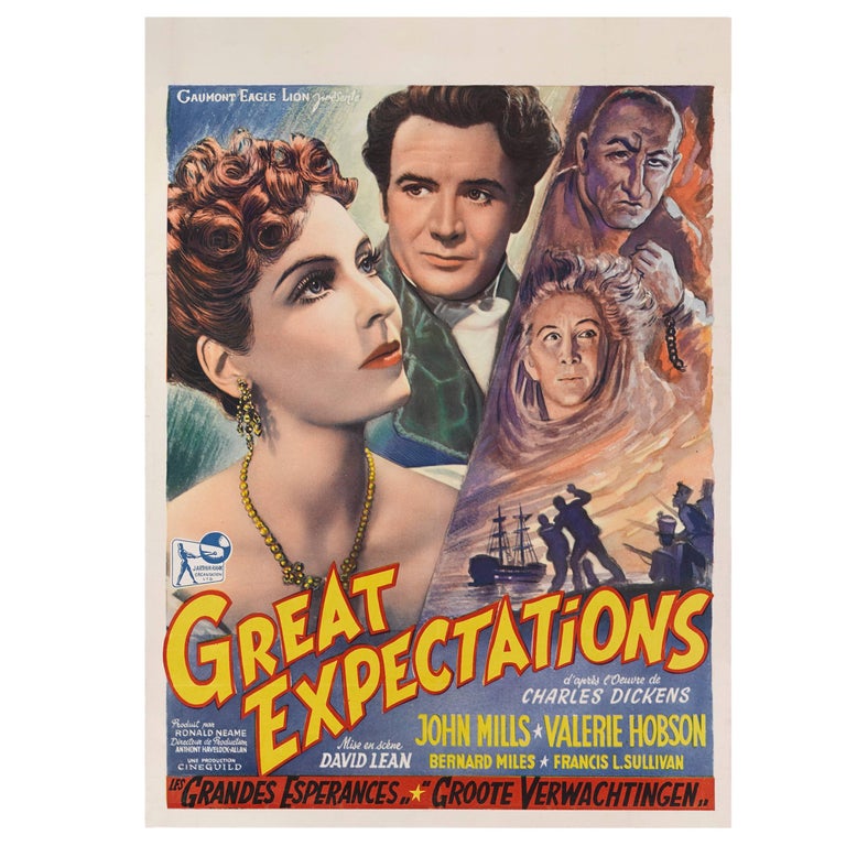 "Great Expectations" Original Belgian Movie Poster For Sale