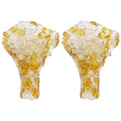 Pair of Italian Murano Glass Sconces by Mazzega 10