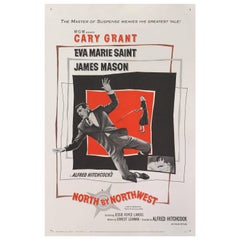 "North by Northwest" Original American Movie Poster 7