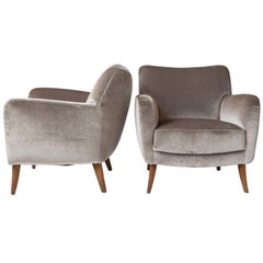 Pair of Lounge Chairs by Giorgio Ramponi 12