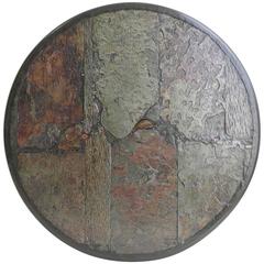 Paul Kingma Slate, Agate and Red Stone, Art Coffee Table, 1970s