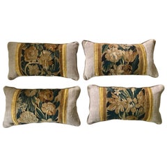 18th Century Tapestry Fragment Pillows 2