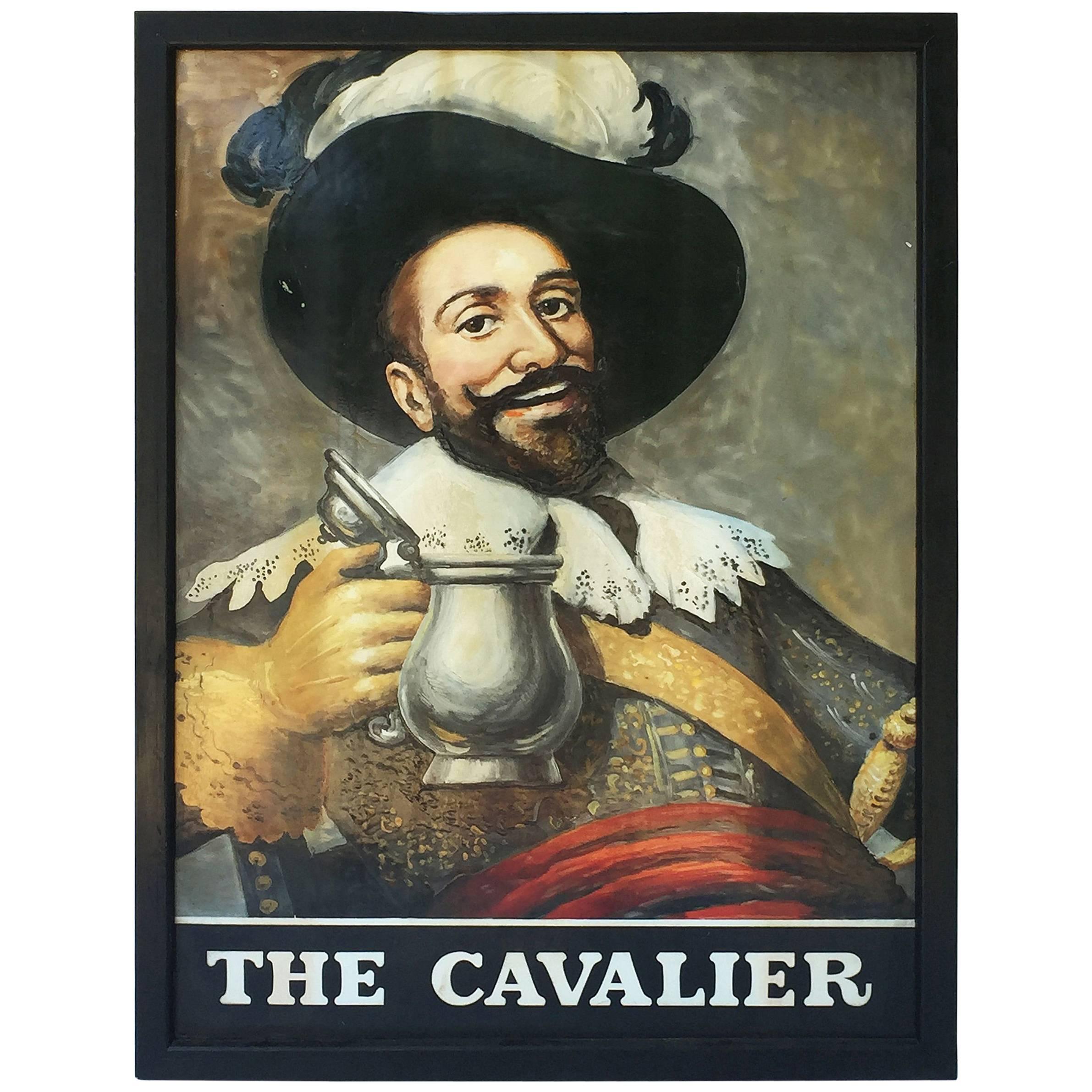 English Pub Sign, "The Cavalier"