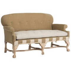 Upholstered English Country Sofa, circa 1930 7