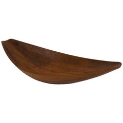 1950s Teak Dansk Canoe Bowl by Jens Quistgaard, Denmark