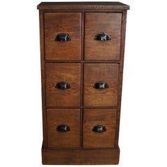 French Oak Apothecary Cabinet, 1930s 5