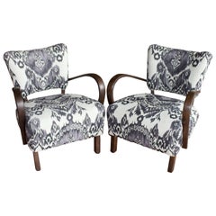 Pair of Jindrich Halabala Chairs 7