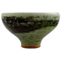 Vintage Berndt Friberg Studio Ceramic Bowl, Modern Swedish Design