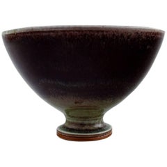 Berndt Friberg Studio Ceramic Bowl, Modern Swedish Design