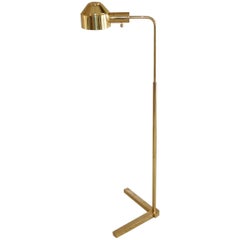 E. F. Chapman Solid Brass Adjustable Height Floor Lamp