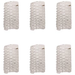 Set of Six Barovier & Toso Wall Sconces, Italy, circa 1960 5