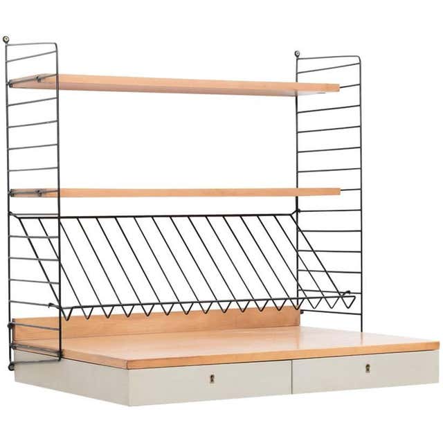 Nisse Strinning String System Wall-Mounted Desk at 1stDibs