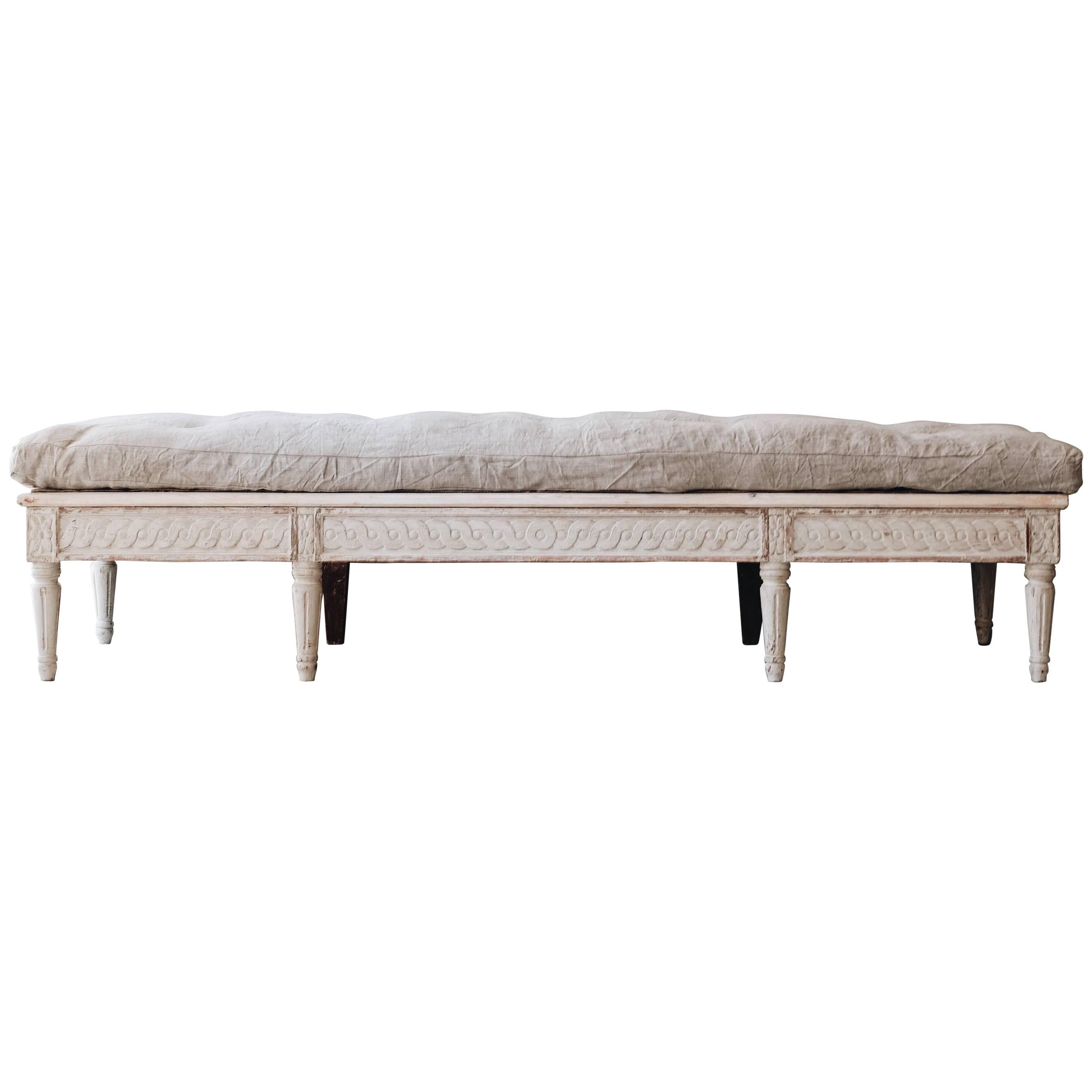 19th Century Gustavian Bench or Daybed