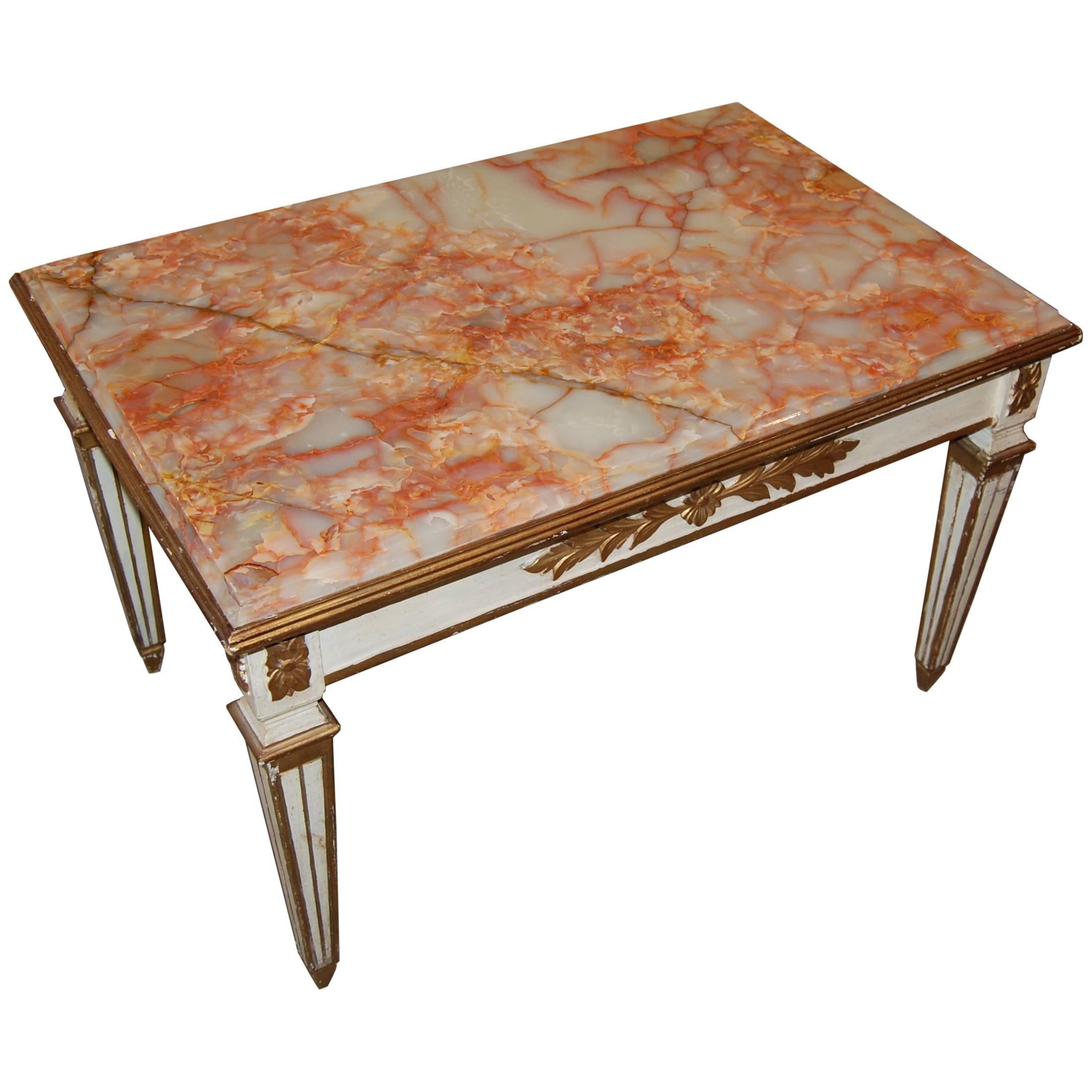 Belle Epoch Painted Low Table For Sale