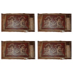 Set of Four 18th Century Architectural Venetian Boiserie Panels