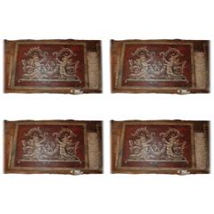 Set of Four 18th Century Architectural Venetian Boiserie Panels