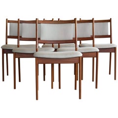 Vestervig Eriksen Six Danish Mid-Century Dining Chairs in Teak