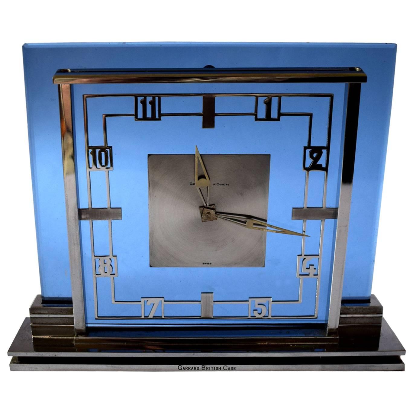 Art Deco Garrard Jaeger Lecoultre Mantle Clock