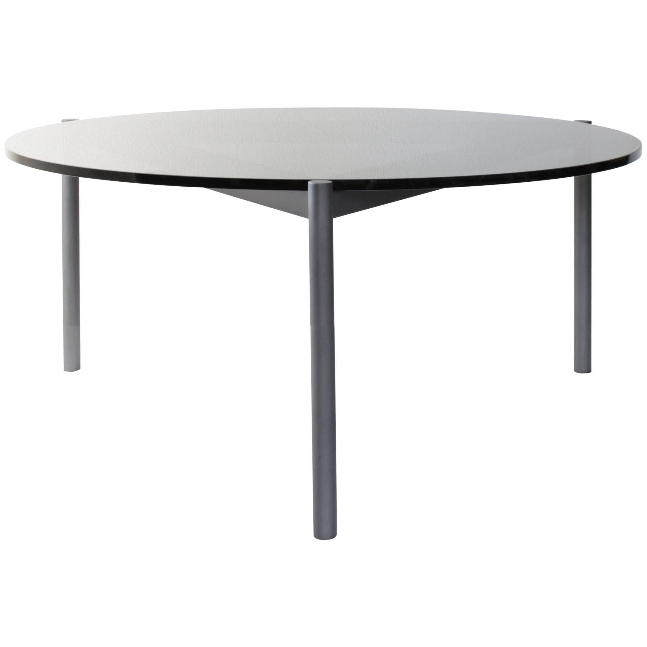 Mix Contemporary Cocktail Table with Glass or Marble Top For Sale