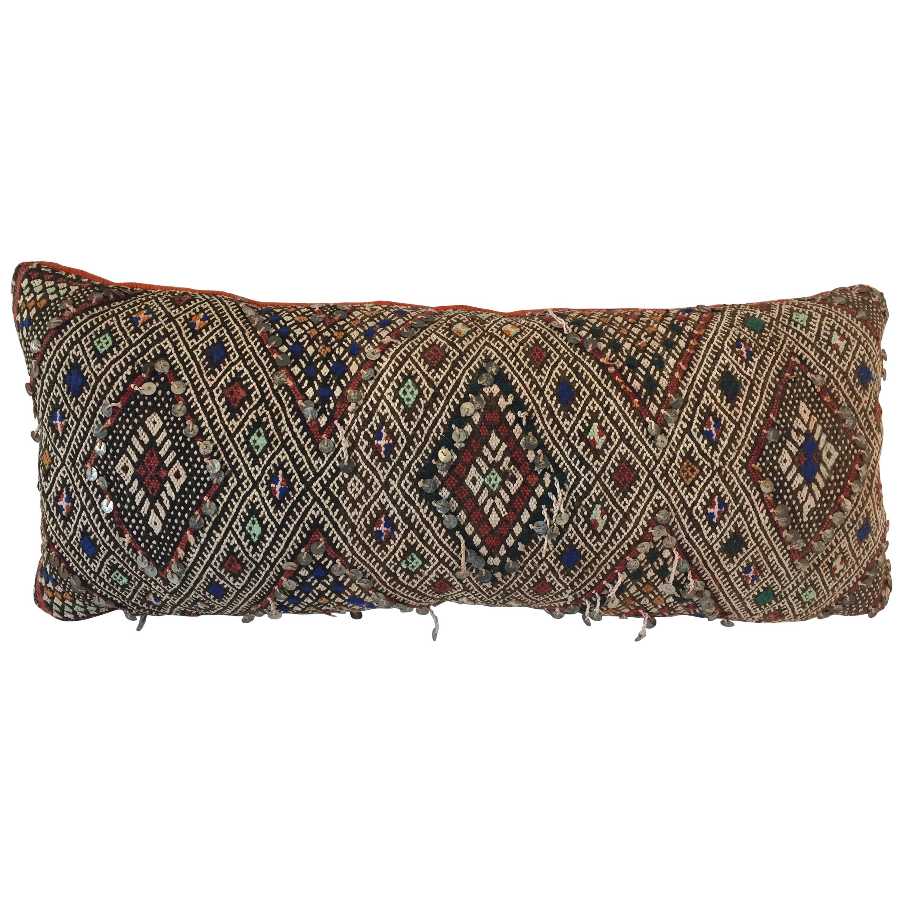 Moroccan Berber Tribal Bolster Pillow