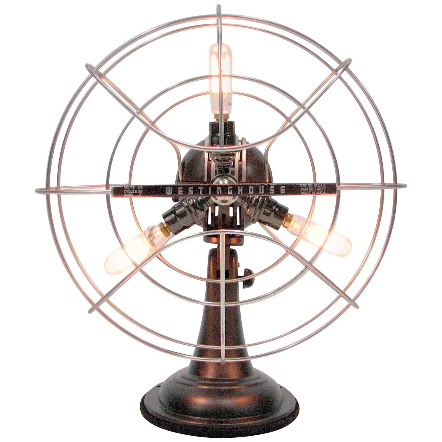 Westinghouse Catalog No. 12 LA 4 Fan Lamp For Sale