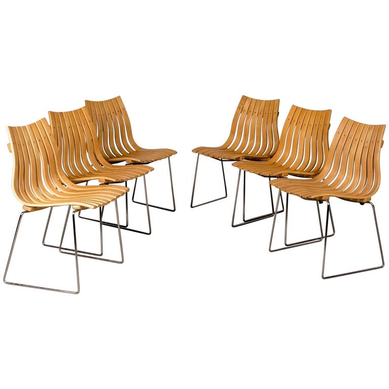 MidCentury Stackable Junior Dining Chairs by Norwegian Designer Hans