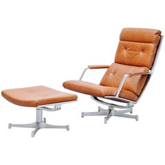 Preben Fabricius Jorgen Kastholm FK85 Lounge Chair Kill:: 1963