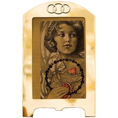 Beautiful and Big Art Deco Picture Frame by WMF 5