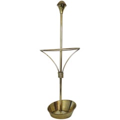Mathieu Mategot Documented Mid-Century Brass Umbrella Stand, France, 1950s 2