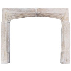 Antique 19th Century Cotswold Limestone Fire Surround