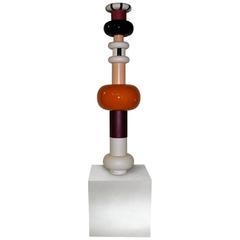 Ettore Sottsass, TOTEM Chocolate, Mirabili Edition, circa 2000, Italy