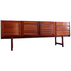 Rosewood McIntosh Sideboard with Brass Handlers