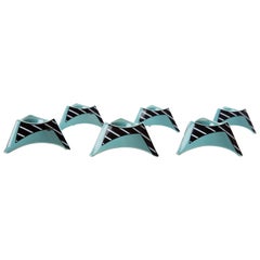 MEMPHIS EGG-CUPS Set of six by Dorothy Hafner for Rosenthal Studio-Line