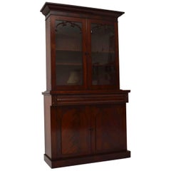 Antique William IV Mahogany Bookcase